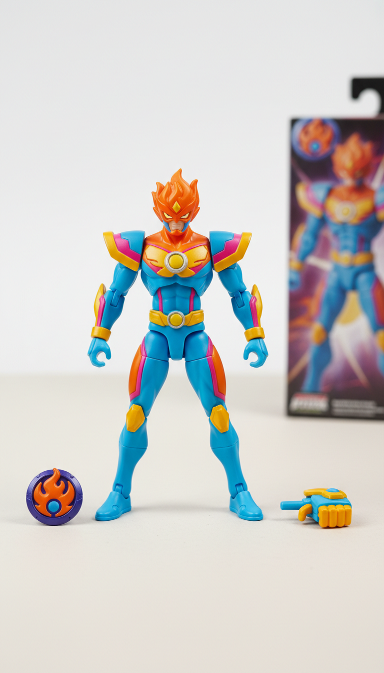 Action Hero Figure With Swappable Gear